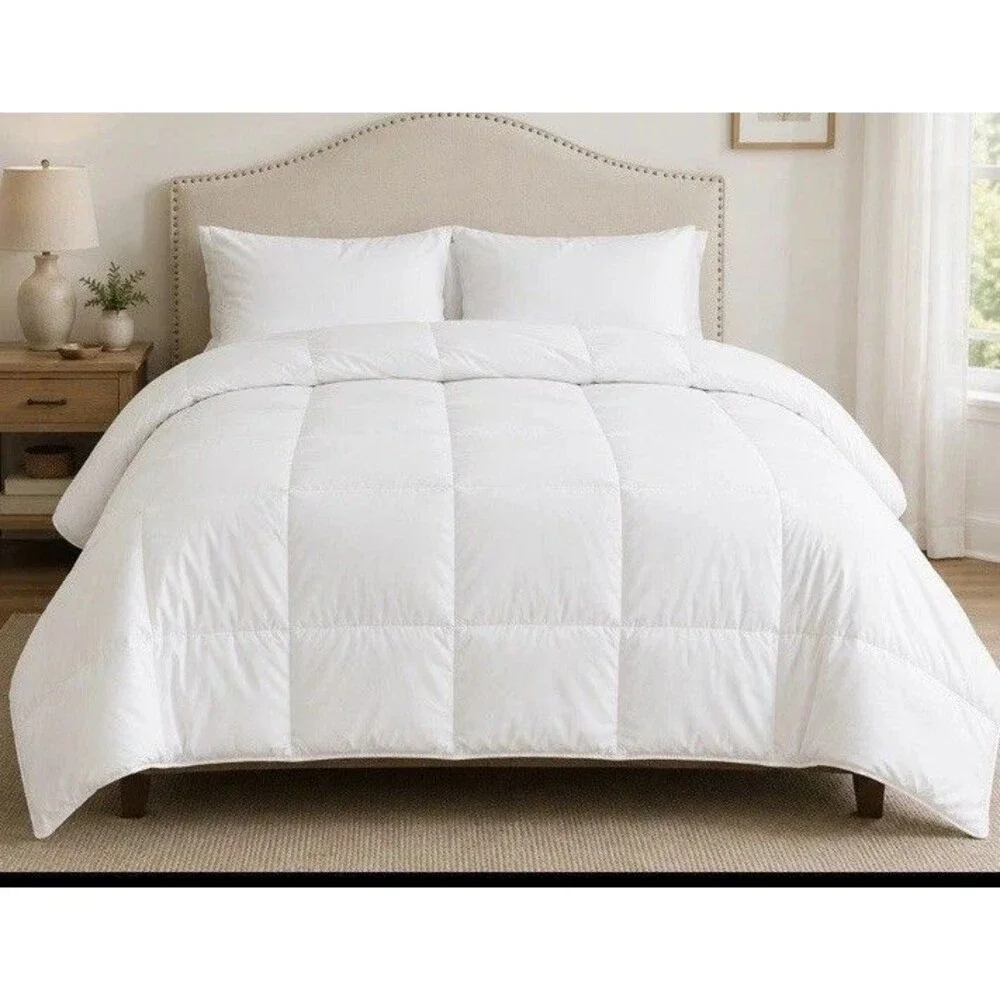 Utopia Bedding Queen Comforter White 88x88 Microfiber All Season
